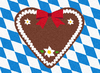 Gestaltbare Fußmatte Lebkuchenherz