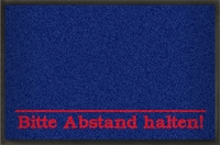 Gestaltbare Matte mit Hinweis Fußmatte Bitte Abstand