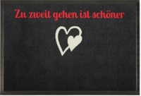 Personalisierbare Fußmatte Hochzeit zu zweit gehen
