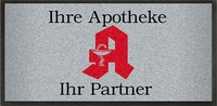 personalisierbare Fußmatte Ihre Apotheke