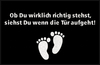 Personalisierbare Fußmatte mit Texte „Ob Du wirklich...“