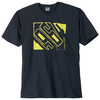 Ahorn große Größen T-Shirt dunkelblau Print modisch