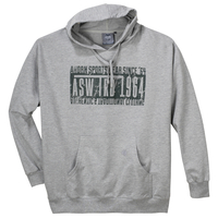 Ahorn Sportswear Hoodie bedruckt hellgrau melange XXL