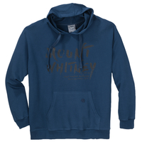 Ahorn Sportswear Hoodie stahlblau Schriftprint XXL