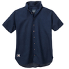 Allsize XXL Kurzarmhemd feines Strukturmuster navy