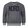 Übergröße North 56°4 Sweatshirt modisch navy meliert