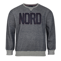 Übergröße North 56°4 Sweatshirt modisch navy meliert