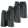 Boxershorts Herren anthrazit Übergröße Adamo Fashion 3er Pack