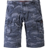 Camouflage Cargo-Bermuda blau-grau von Replika by Allsize Übergröße