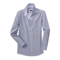 Casa Moda Langarmhemd modisch bedruckt navy-weiß XXL
