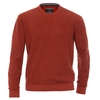 Casa Moda sportlicher Strickpullover orange meliert Übergrößen