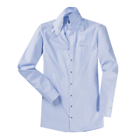 CasaModa blau-weißes Business Langarmhemd XXL