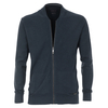 CasaModa Strickjacke XXL Strukturmuster navy melange