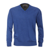 CasaModa Strickpullover V-Neck capriblau Übergröße