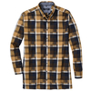 CasaModa Twill-Langarmhemd Karo senfgelb-navy XXL