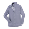 CasaModa XXL Langarmhemd weiß-blau-rot Retro-Druck