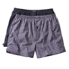 Ceceba 2er Pack Boxershorts dunkelblau / rot kariert Übergröße