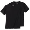 Ceceba Übergrößen T-Shirt 2er-Pack schwarz Rundhals