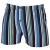 Ceceba gestreifte Boxershort in blau/türkis-grau-schwarz Übergröße