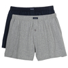 Ceceba XXL Boxershorts 2er-Pack navy/grau melange