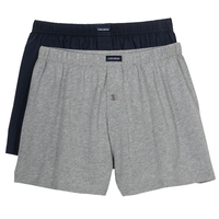 Ceceba XXL Boxershorts 2er-Pack navy/grau melange