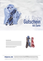 Digitaler Geschenkgutschein (Neutral) bigtex.de 44, 00 Euro