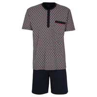 Götzburg Shorty Allovermuster navy-weiß-rot XXL