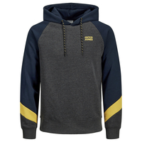 Jack & Jones Hoodie XXL Colorblocking-Details navy
