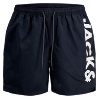 Jack & Jones XXL Badeshorts navy seitlicher Print
