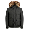 Jack & Jones XXL Bomberjacke dunkelgrau melange