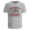 Jack& Jones XXL T-Shirt hellgrau melange Jack Daniels