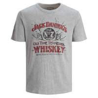 Jack& Jones XXL T-Shirt hellgrau melange Jack Daniels