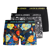 Jack&Jones 3er-Pack XXL Pants Totenkopf-Print schwarz