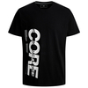 Jack&Jones T-Shirt Übergröße schwarz seitlicher Print