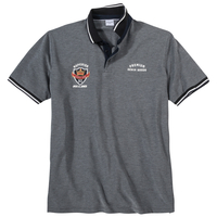 Jack&Jones XXL Poloshirt schwarz melange College Look