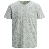 Jack&Jones XXL T-Shirt schilfgrün melange Floralprint