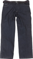 Jeans-Hose Herren untersetzte Größen Luigi Morini grau-blau