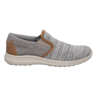 Jomos XXL Slipper Strick-Leder Campus smoke/tuareg
