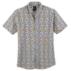 J.T.Ascott XXL Kurzarmhemd Floralprint beige-grün