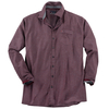Jupiter XXL Hemd Muster bordeaux-grau Leichtflanell