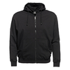 Kapuzen-Jacke Übergröße schwarz Ahorn Sportswear