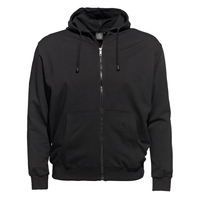 Kapuzen-Jacke Übergröße schwarz Ahorn Sportswear