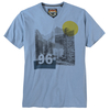 Kitaro Übergrößen T-Shirt hellblau Alpen-Fotoprint