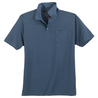 Kitaro XXL Poloshirt pflegeleicht indigo melange