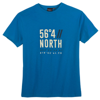 North 56°4 Allsize XXL T-Shirt azurblau Print modisch
