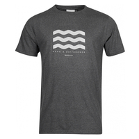 North 56°4 Allsize XXL T-Shirt grau melange Print