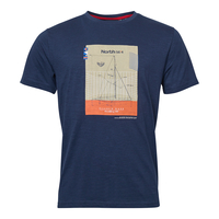 North 56°4 Allsize XXL T-Shirt navy maritimer Print