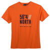 North 56°4 Allsize XXL T-Shirt orange Print modisch
