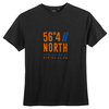 North 56°4 Allsize XXL T-Shirt schwarz Print modisch