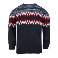 North 56°4 by Allsize Strickpullover blau-rot-weiß XXL